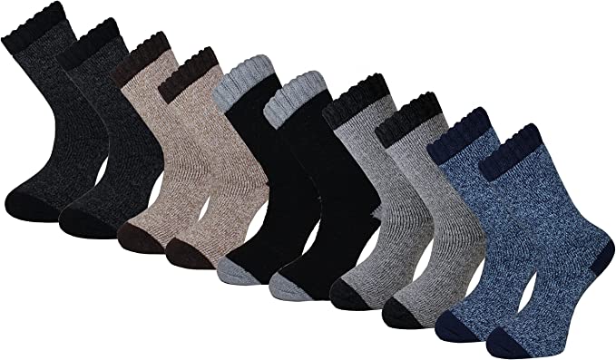 Men’s Cushioned Extra Warm Merino Wool Socks – 2.4TOG (-25°C resistant)