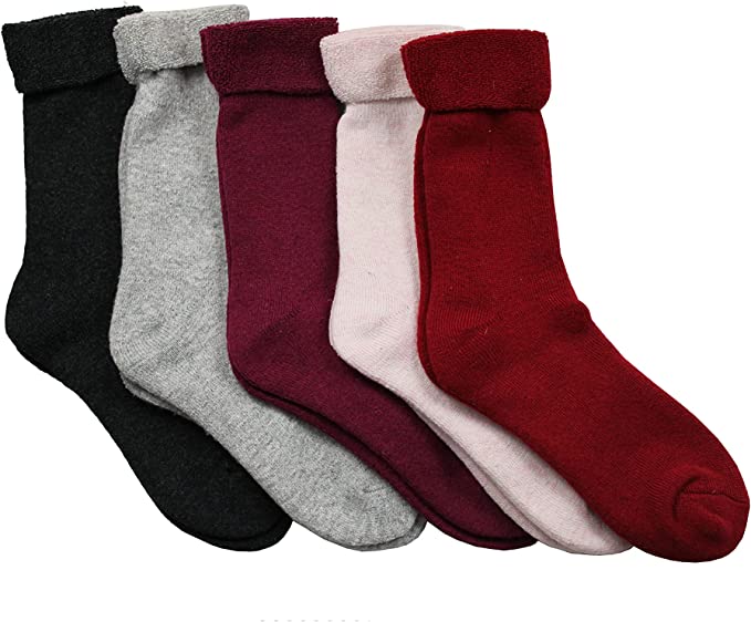 Ladies Diabetic Merino Wool Thermal Heated Socks – 2.4TOG (-25°C resistant)