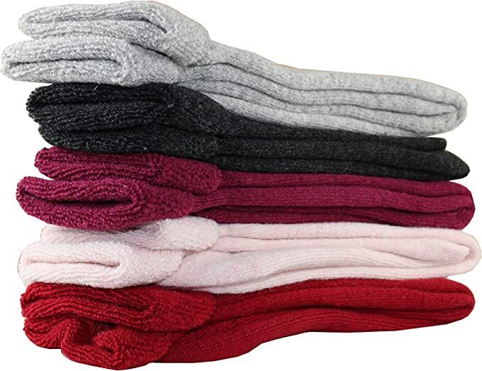 Ladies Diabetic Merino Wool Thermal Heated Socks – 2.4TOG (-25°C resistant)